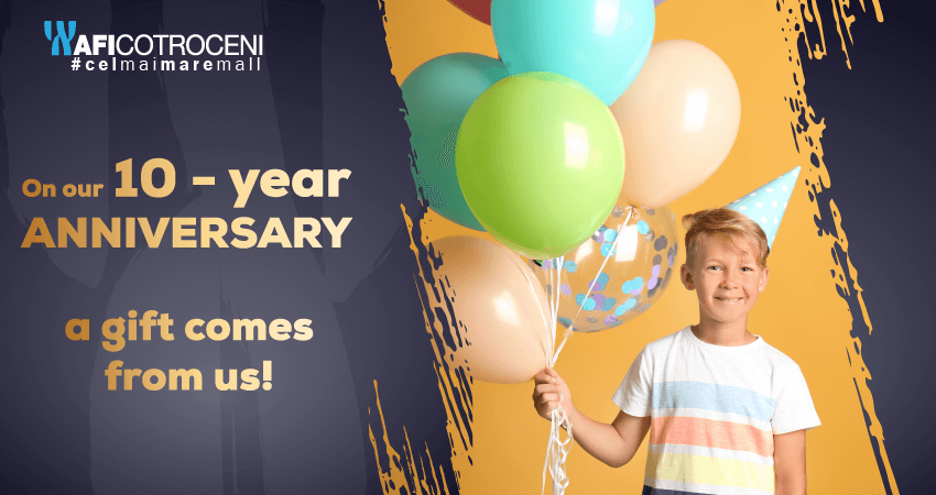 On our 10 years anniversary, a gift comes from us!