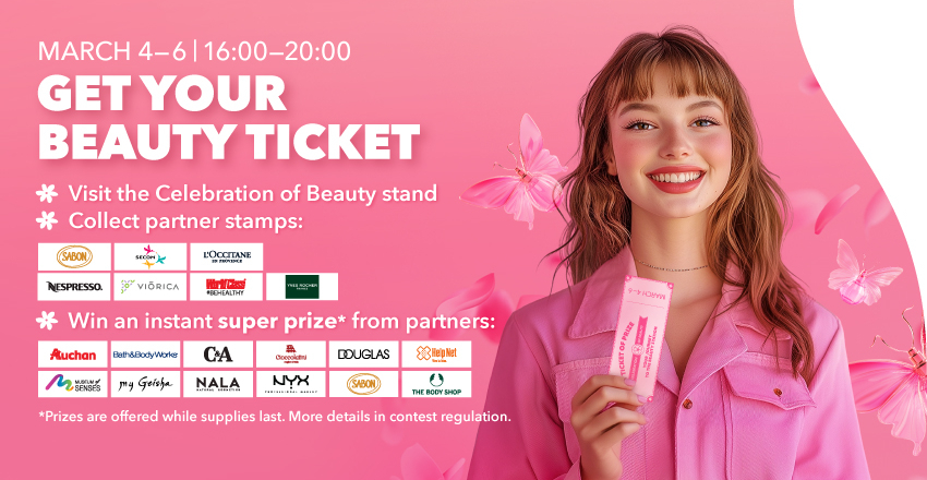 GET YOUR BEAUTY TICKET!