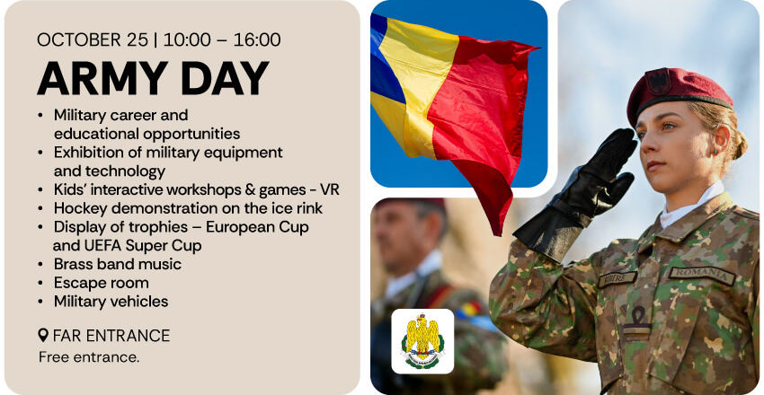 ARMY DAY at AFI Cotroceni – step into the world behind the uniform!