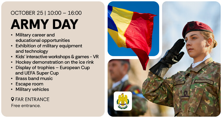 ARMY DAY at AFI Cotroceni – step into the world behind the uniform!