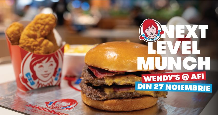 Wendy’s ajunge în AFI Cotroceni!