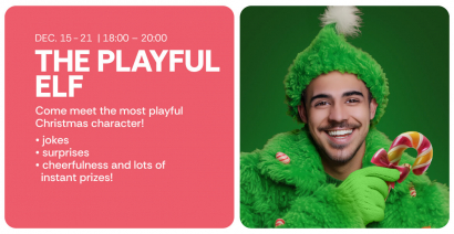 The Playful Elf is Coming to AFI Cotroceni!