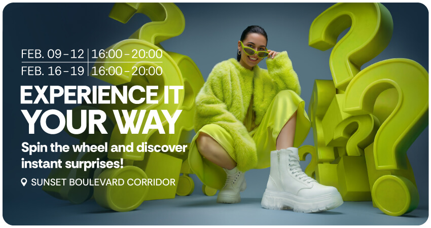 Spin the wheel. Live the experience your way.