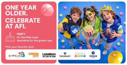 One year older. Celebrate at AFI.