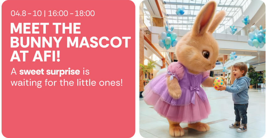 Meet the Bunny Mascot at AFI!