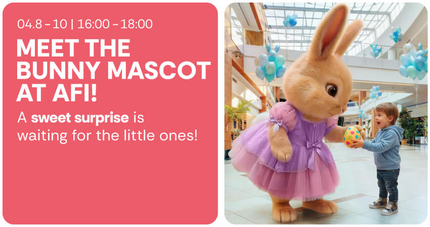 Meet the Bunny Mascot at AFI!