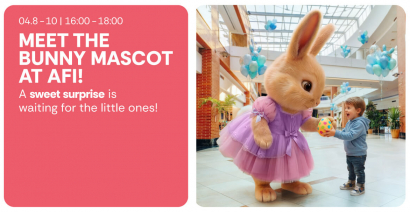 Meet the Bunny Mascot at AFI!