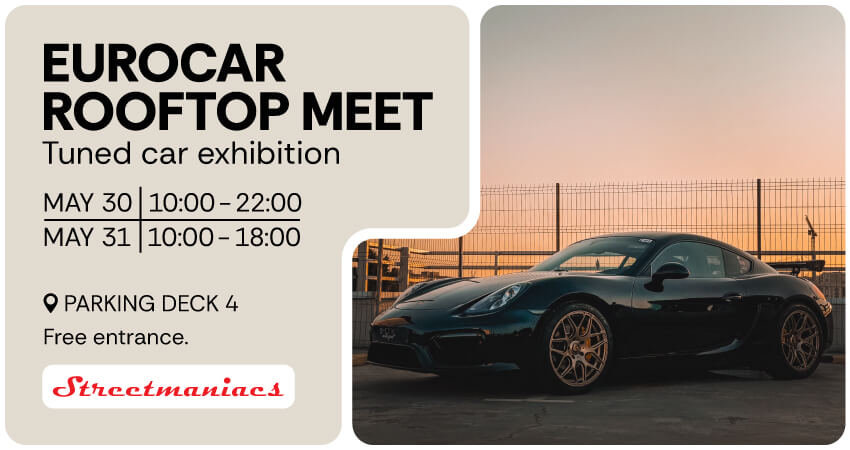 EUROCAR ROOFTOP MEET – Automotive Spectacle at AFI Cotroceni’s Terrace