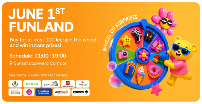 June 1st Funland: spin the Wheel of Surprises and win instant prizes!