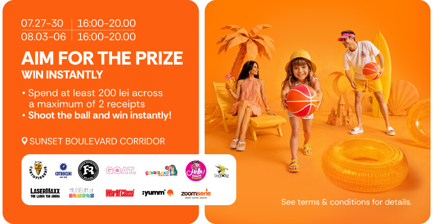 A mall as big as a vacation. Shop, have fun & win!